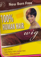 New Born Free 100% Human Hair Wig