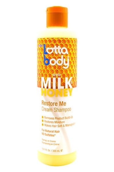 Lottabody Milk & Honey Restore Me Cream Shampoo(10.1oz)