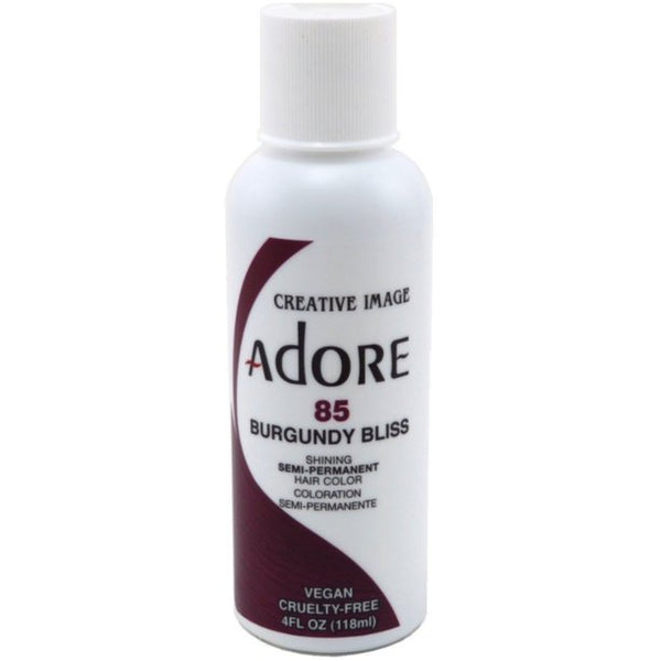Adore  Semi Permanent Hair Color (4 oz)- #85  Burgandy Bliss