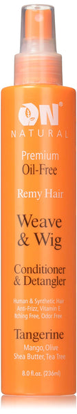 ON NATURAL WEAVE AND WIG CONDITIONER AND DETANGLER