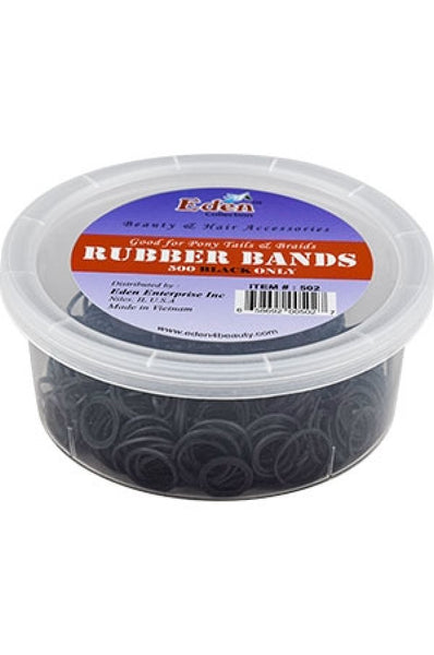 Magic Rubber Band Black (400pcs/jar) -jar NON EASY SNAP