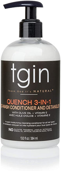 TGIN Quench 3-In-1 Cleansing Co-Wash Conditioner And Detangler