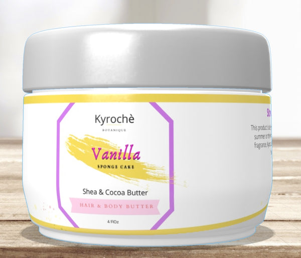 Kyroché Vanilla Sponge Cake Hair and Body Butter