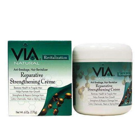 Via Natural Strengthening Cream - 6oz