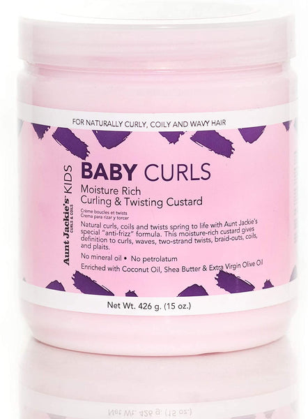 Aunt Jackie's Baby Girl Curls – Curling & Twisting Custard