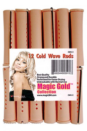 Magic Gold Cold Wave Rods Jumbo 12/16" Sandy #CWR-2