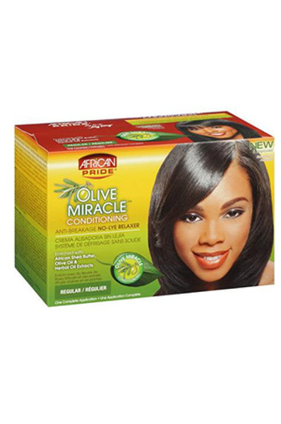 African Pride Olive Miracle No-Lye Relaxer (Regular)