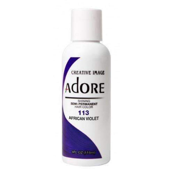 Adore  Semi Permanent Hair Color (4 oz)- #113 african violet