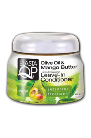 Elasta QP OLIVE OIL & MANGO BUTTER Leave-In Conditioner (15oz)