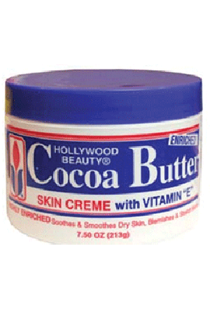 Hollywood Beauty Salon Size Cocoa Butter Skin Creme with Vitamin E