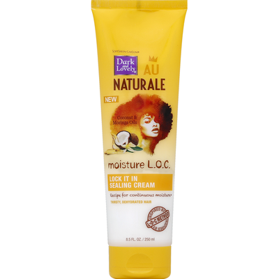 DARK AND LOVELY AU NATURALE MOISTURE L.O.C. LOCK IT IN SEALING CREAM