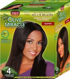 African Pride Olive Miracle Relaxer Super