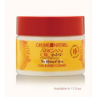 CREME OF NATURE ARGAN OIL CURL AND HOLD CUSTARD