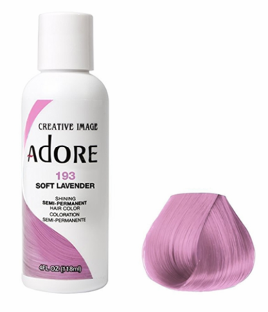 Adore  Semi Permanent Hair Color (4 oz)- #193 Soft Lavender